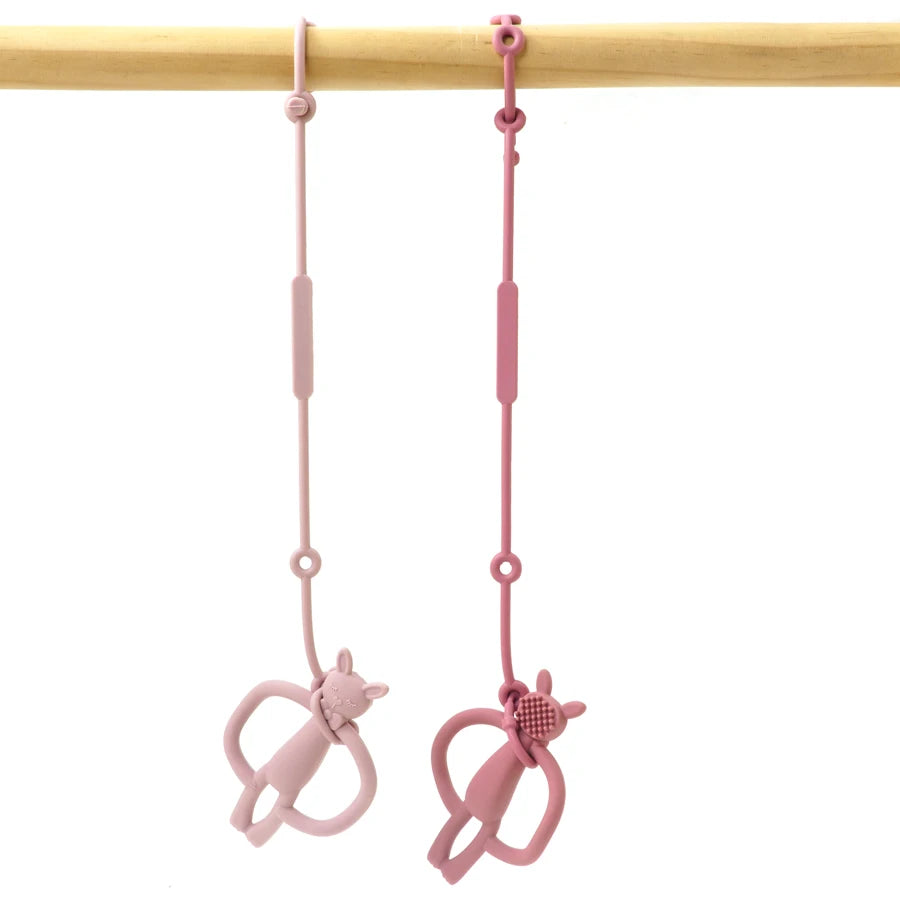 Baby Pacifier Clips Soft Silicone Teething Chain Baby Toy Adjustable Infant Nipple Holder Dummy Clip Stroller Baby Accessories - MYKA