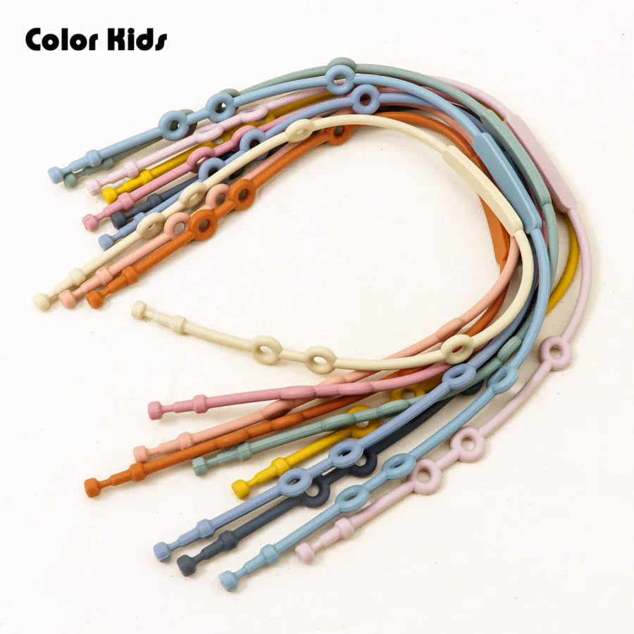 Baby Pacifier Clips Soft Silicone Teething Chain Baby Toy Adjustable Infant Nipple Holder Dummy Clip Stroller Baby Accessories - MYKA